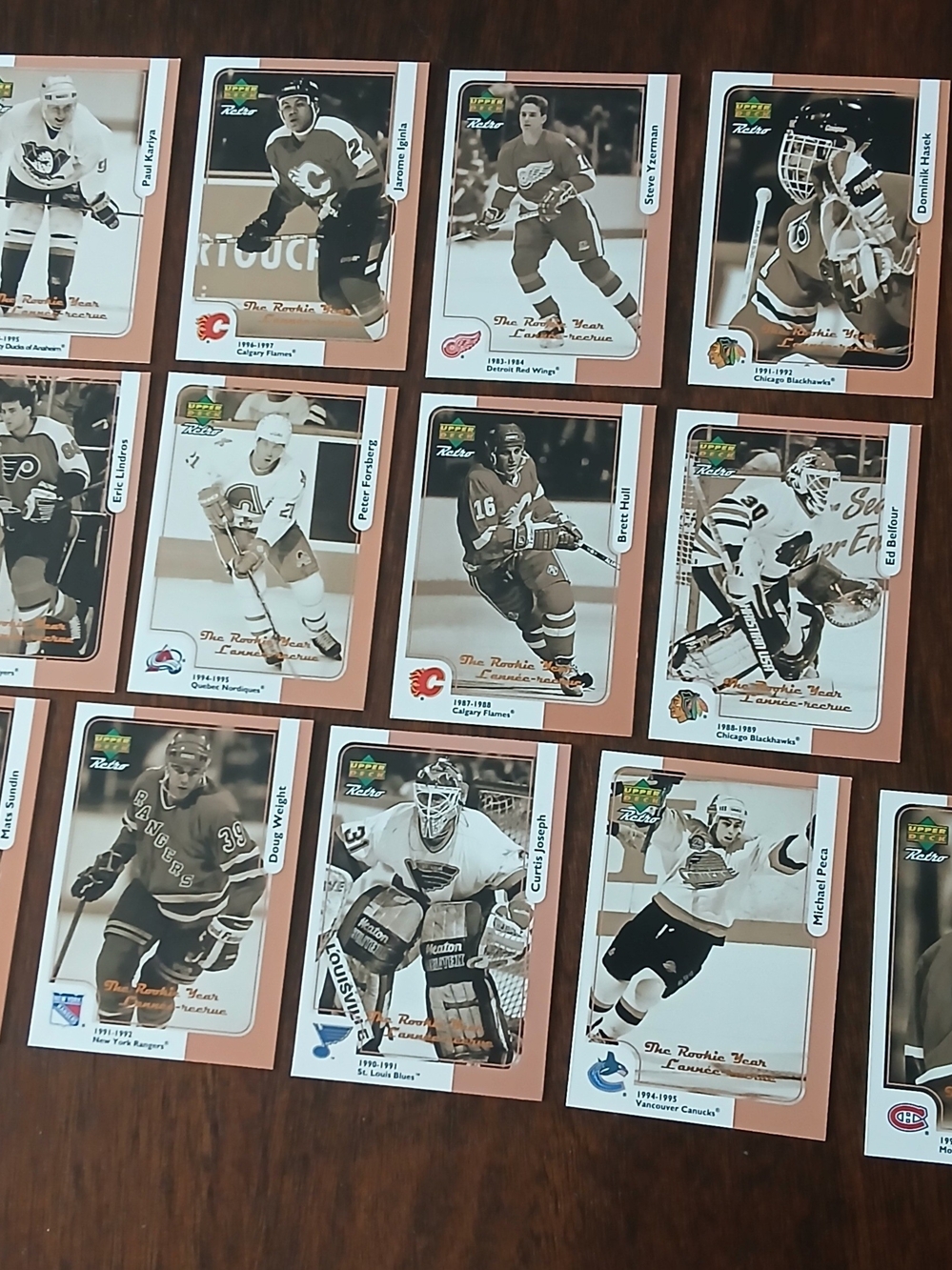 1999 Upperdeck Mcdonalds Hockey Trading Card Collection
